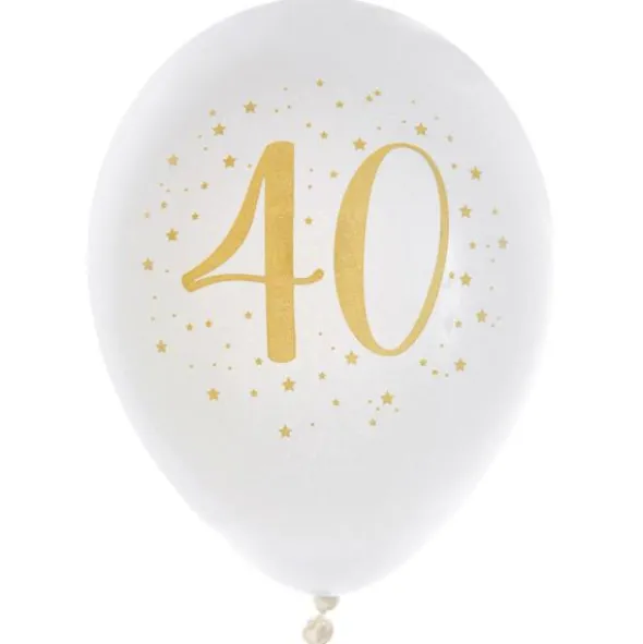 40 Års Ballonger Stjärnor