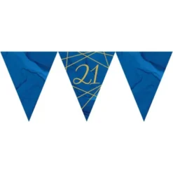 21 Års Flaggirlang Marinblå