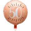 50 Års Folieballong Birthday Party Roseguld
