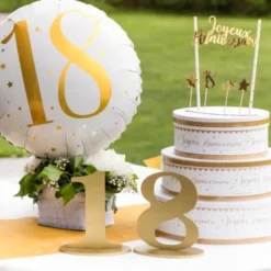 18 Års Folieballong Stjärnor