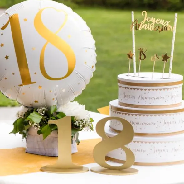 18 Års Folieballong Stjärnor
