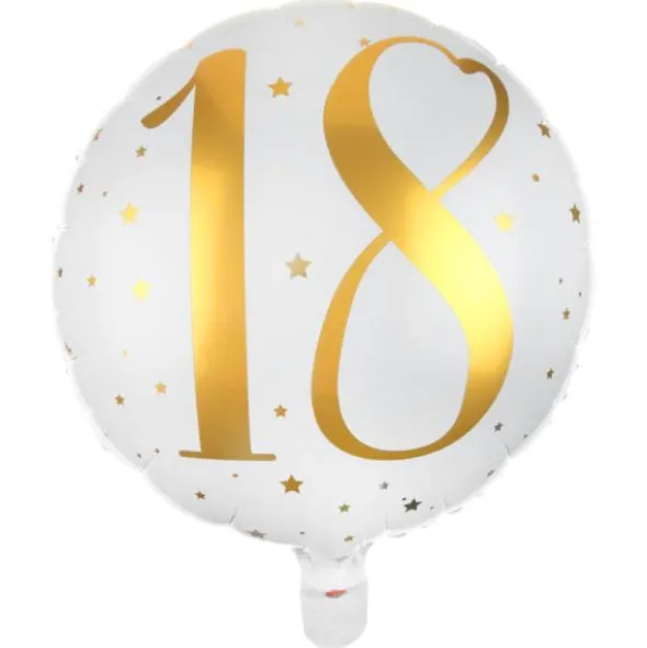 18 Års Folieballong Stjärnor