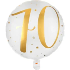 70 Års Folieballong Stjärnor