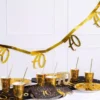 70 års Girlang Metallic Guld