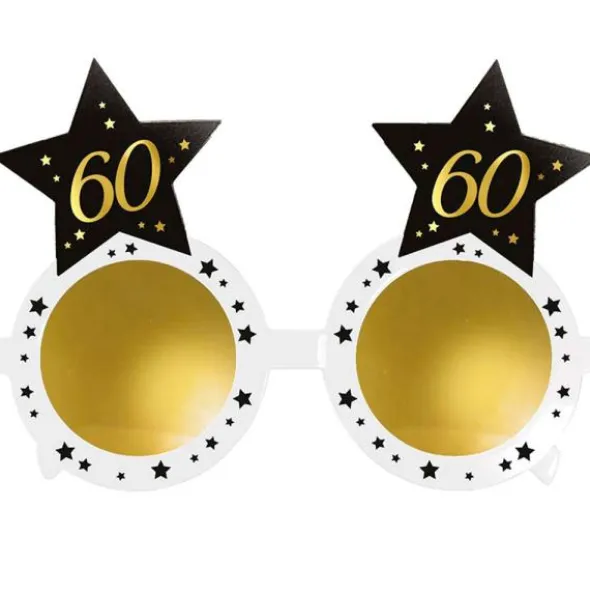 60-års Glasögon med Stjärnor