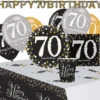 70-års Kalas Sparkling Celebration Kit 8 Pers