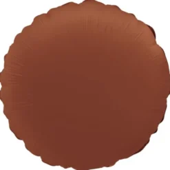 Rund Folieballong Chokladbrun Matt