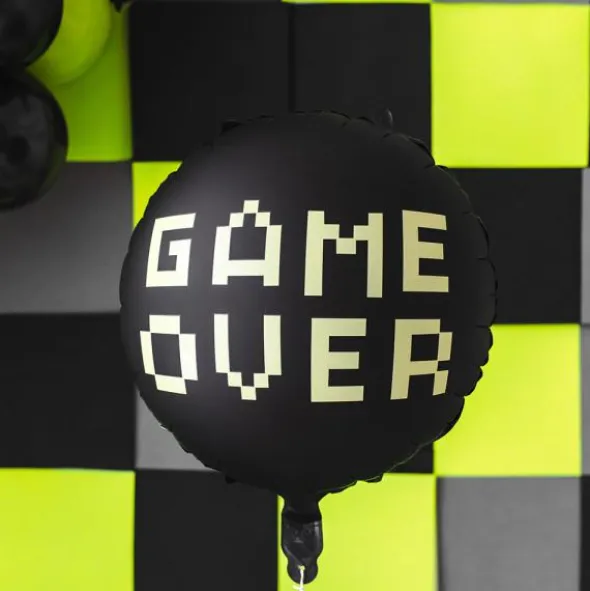 Rund Folieballong Game Over