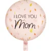 Rund Folieballong I Love You Mom 46 cm