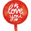 Rund Folieballong Love You 46 cm
