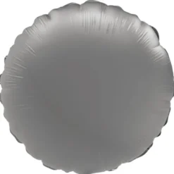 Rund Folieballong Månsilver Matt