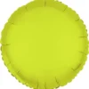 Rund Folieballong Neongul