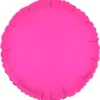 Rund Folieballong Neonrosa