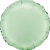 Rund Folieballong Satin Glazed Mint