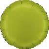 Rund Folieballong Satin Matcha Latte