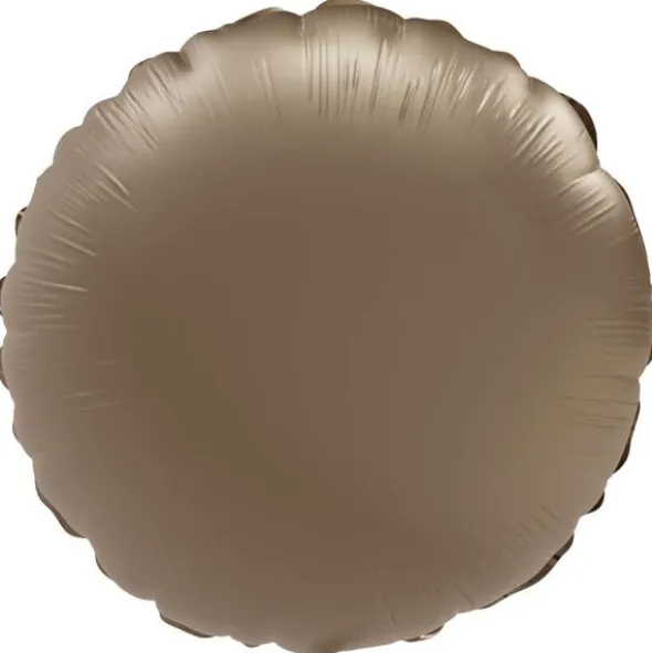 Rund Folieballong Satin Starlight Gold