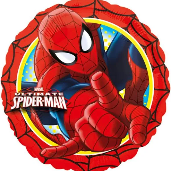 Rund Folieballong Spiderman