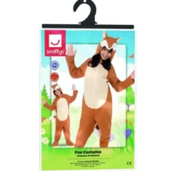 Räv Maskeraddräkt Barn Medium (7-9 år (130-143 cm))
