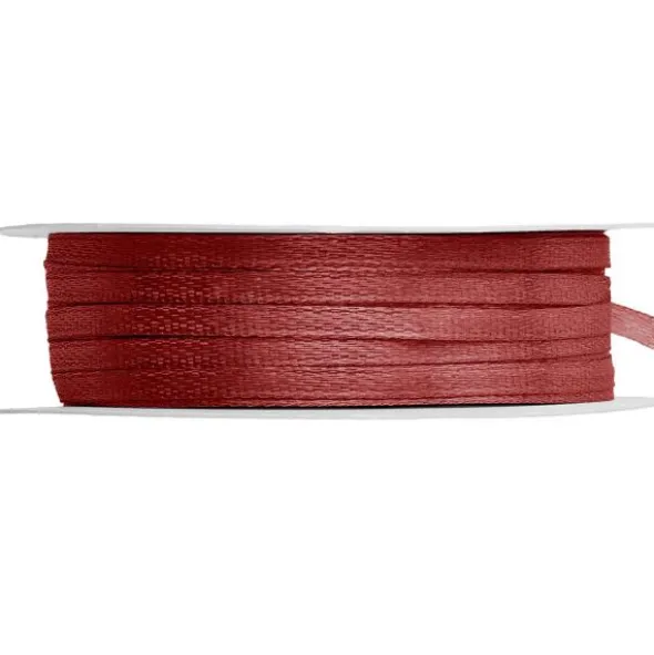 Satinband Bordeaux 3 mm