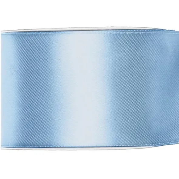 Satinband Ljus Dimblå 50 mm