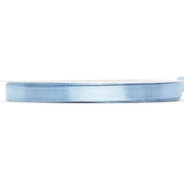Satinband Ljus Dimblå 6 mm