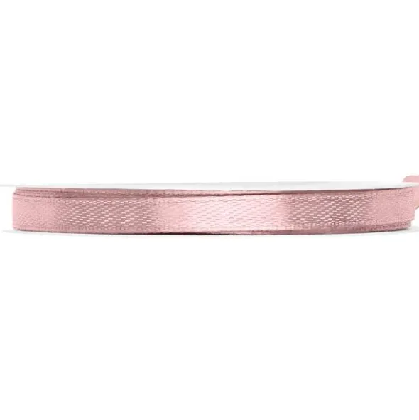 Satinband Ljus Gammalrosa 6 mm