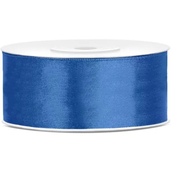 Satinband Royal Blå 25 mm