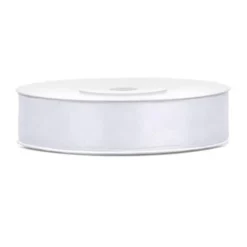 Satinband Vit