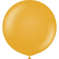 Senapsgula Gigantiska Latexballonger Mustard 2-pack