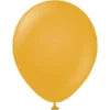 Senapsgula Stora Standard Latexballonger Mustard (5-pack)