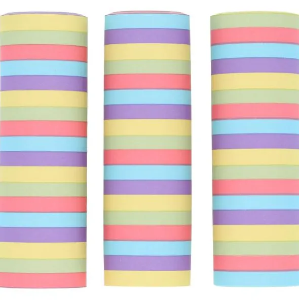 Serpentiner Blandade Färger Pastell 3-pack