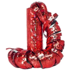Serpentin Metallic Prisma Röd