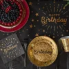 Servetter Birthday Party Guld