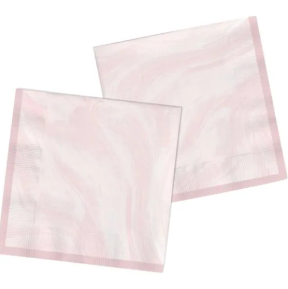 Servetter Marble Pink