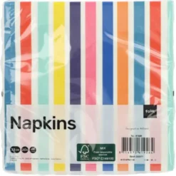 Servetter Stripes Color Pop