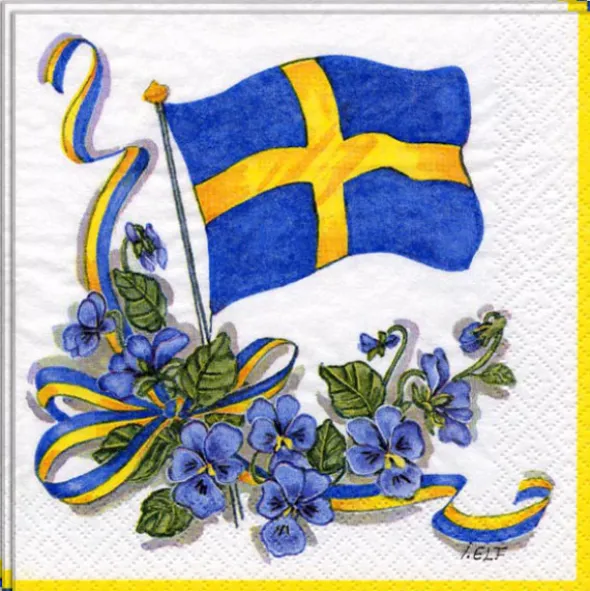 Servetter Svenska Flaggan