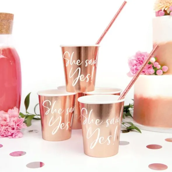 She Said Yes Muggar Roséguld