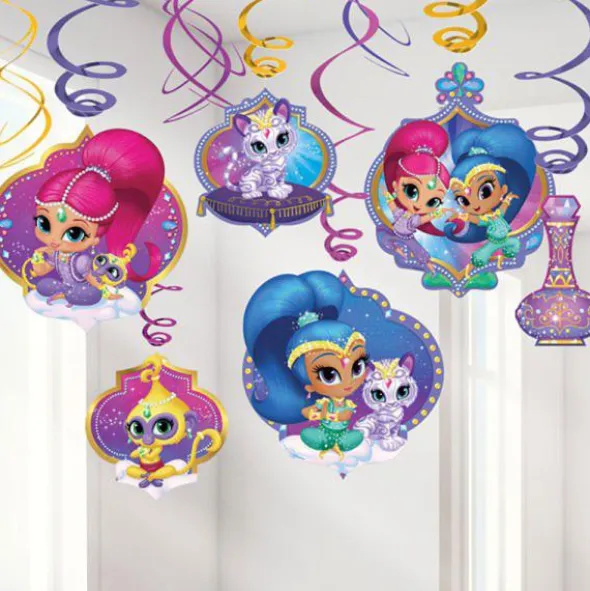 Shimmer and Shine Hängande Virvel Dekorationer
