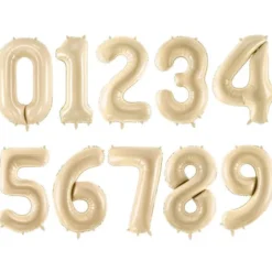 Sifferballong Beige (Siffra 0)