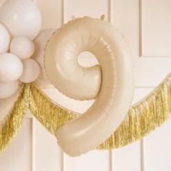 Sifferballong Beige (Siffra 0)