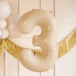 Sifferballong Beige (Siffra 0)