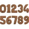 Sifferballong Chokladbrun Satin (Siffra 0)