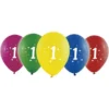 Sifferballonger 1 Färgmix