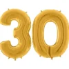 Sifferballong 30 Guld