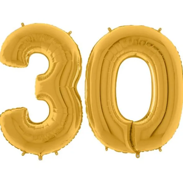 Sifferballong 30 Guld