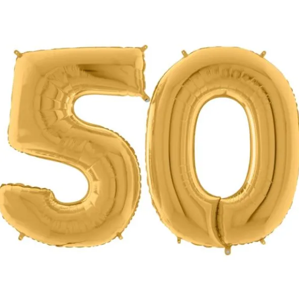 Sifferballong 50 Guld