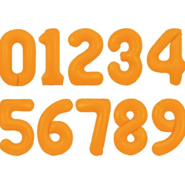 Sifferballong Neonorange 86 cm (Siffra 0)
