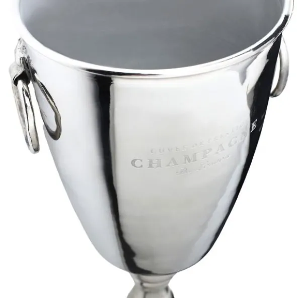 Silver Flaskkylare Stål 80 cm