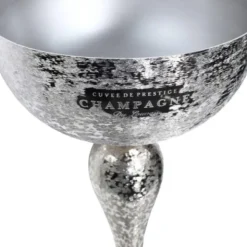 Silver Flaskkylare Stål 62 cm