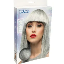Silver Glitterperuk